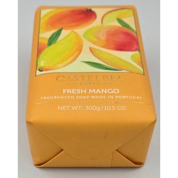 Castelbel Fresh Mango Fragranced Soap Bar 10.5 oz - Picture 3 of 11